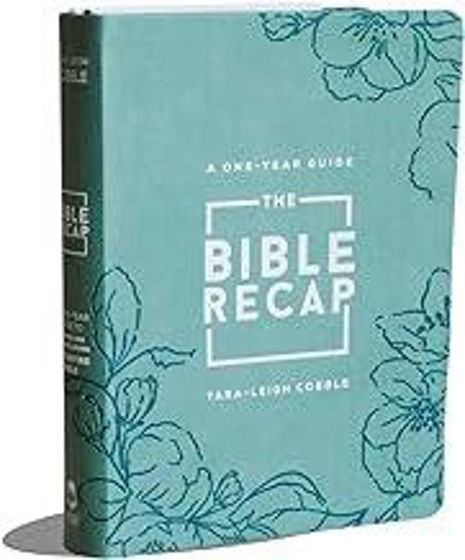 Picture of THE BIBLE RECAP: A One–Year Guide to Reading and Understanding the Entire Bible, Deluxe Edition, Sage Floral Imitation Leather