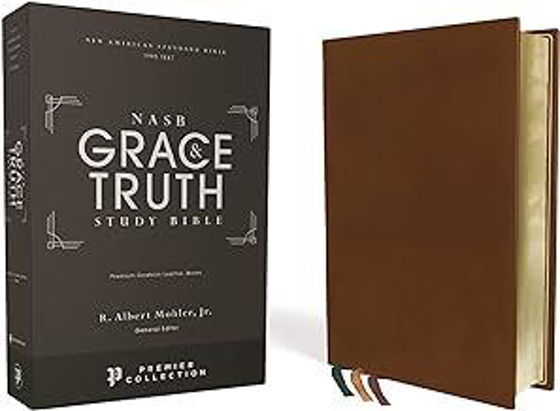 Picture of NASB- GRACE & TRUTH STUDY BROWN GOATSKIN